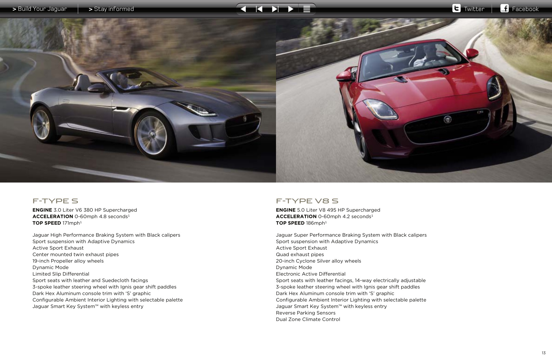 2014 Jaguar F-Type Brochure Page 48